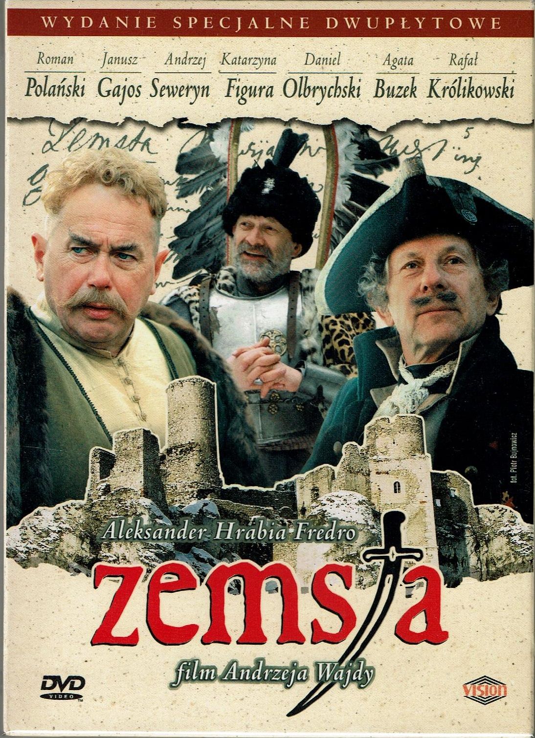 ZEMSTA Andrzej Wajda 2DVD UNIKAT Wyd Specjalne 7513863759 Sklepy