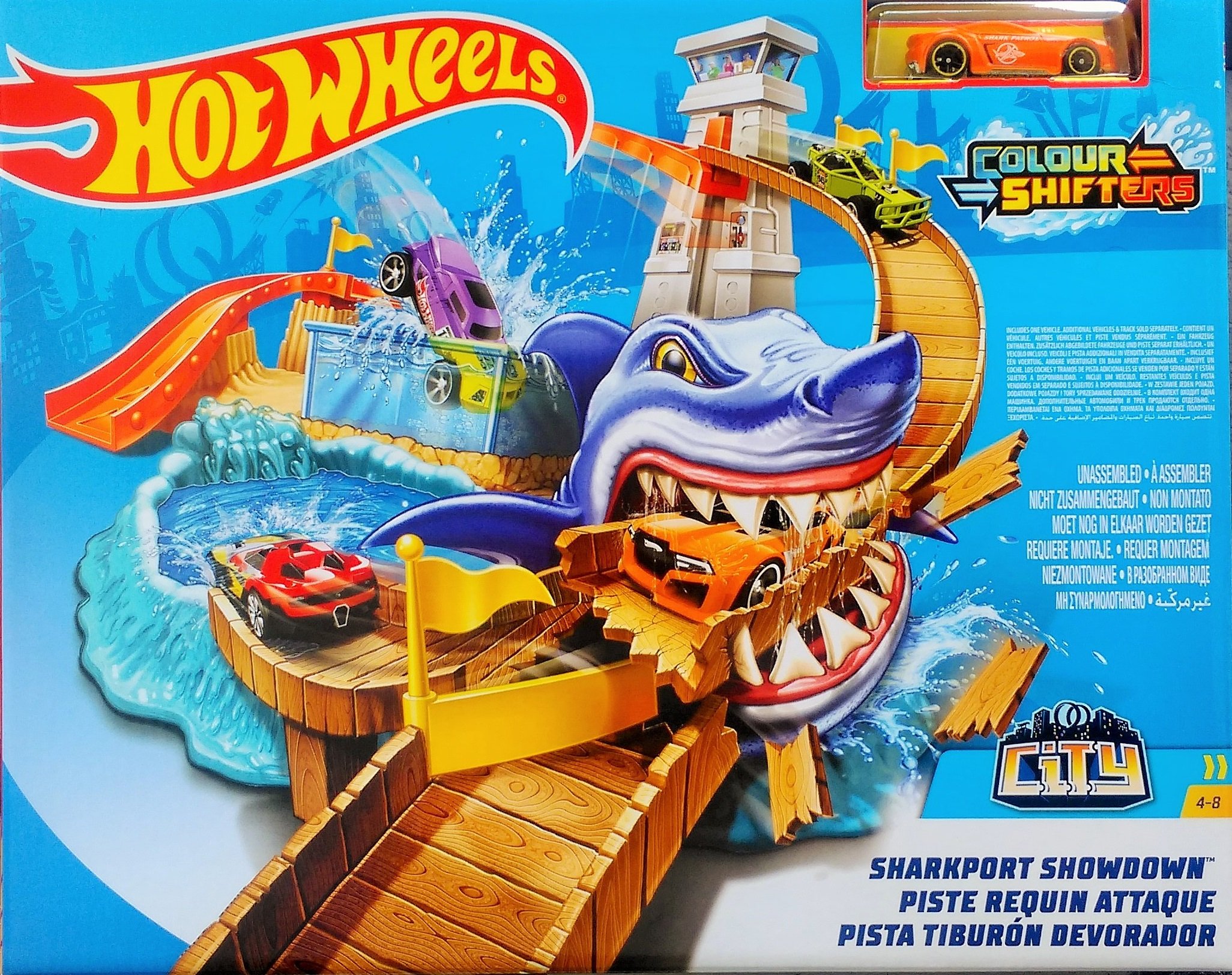 Hot Wheels STARCIE Z REKINEM TOR DO WODY BGK04 7402994088 Oficjalne