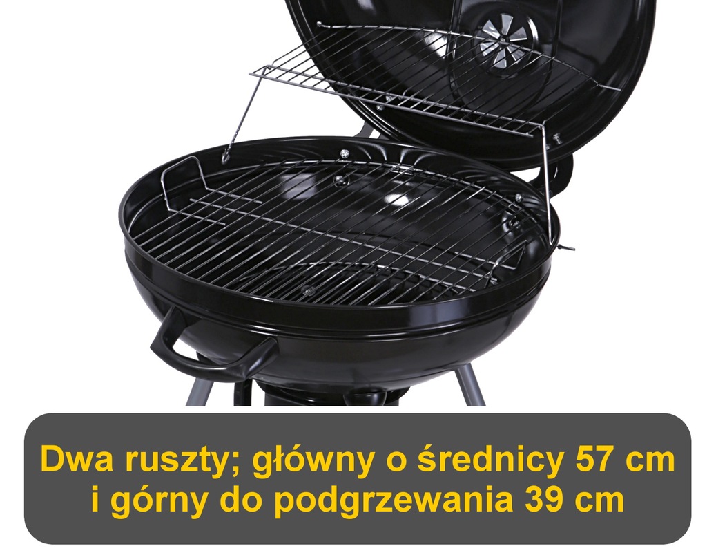 Okr G Y Grill Ogrodowy Z Pokryw I Popielnikiem