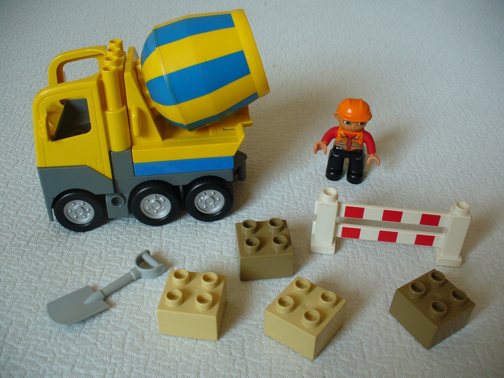 Lego Duplo Zestaw Budowa Betoniarka Komplet