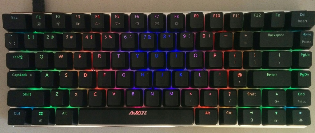 Klawiatura Mechaniczna Ajazz Ak Rgb Black Switch