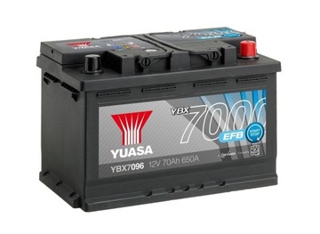 Батарея Yuasa 70ah 650A YBX7096 EFB