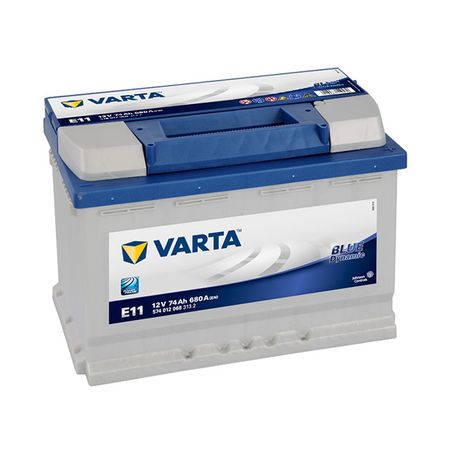 Акумулятор Varta BLUE E11 12V 74Ah 680A P+ - 1