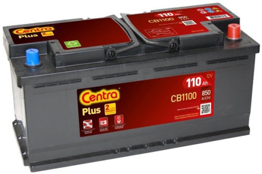 Akumulator Centra Plus 110Ah 850A P+ CB1100 - 1