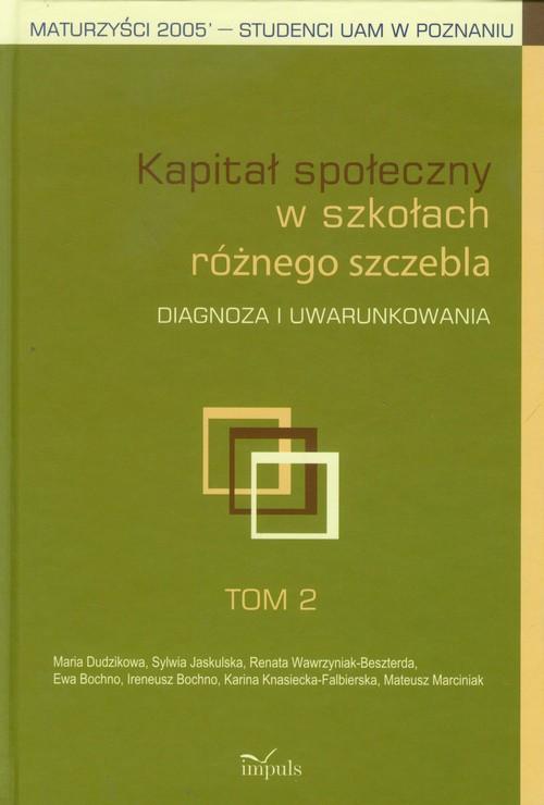 

Kapitał społeczny w szkołach różnego szczebla Tom