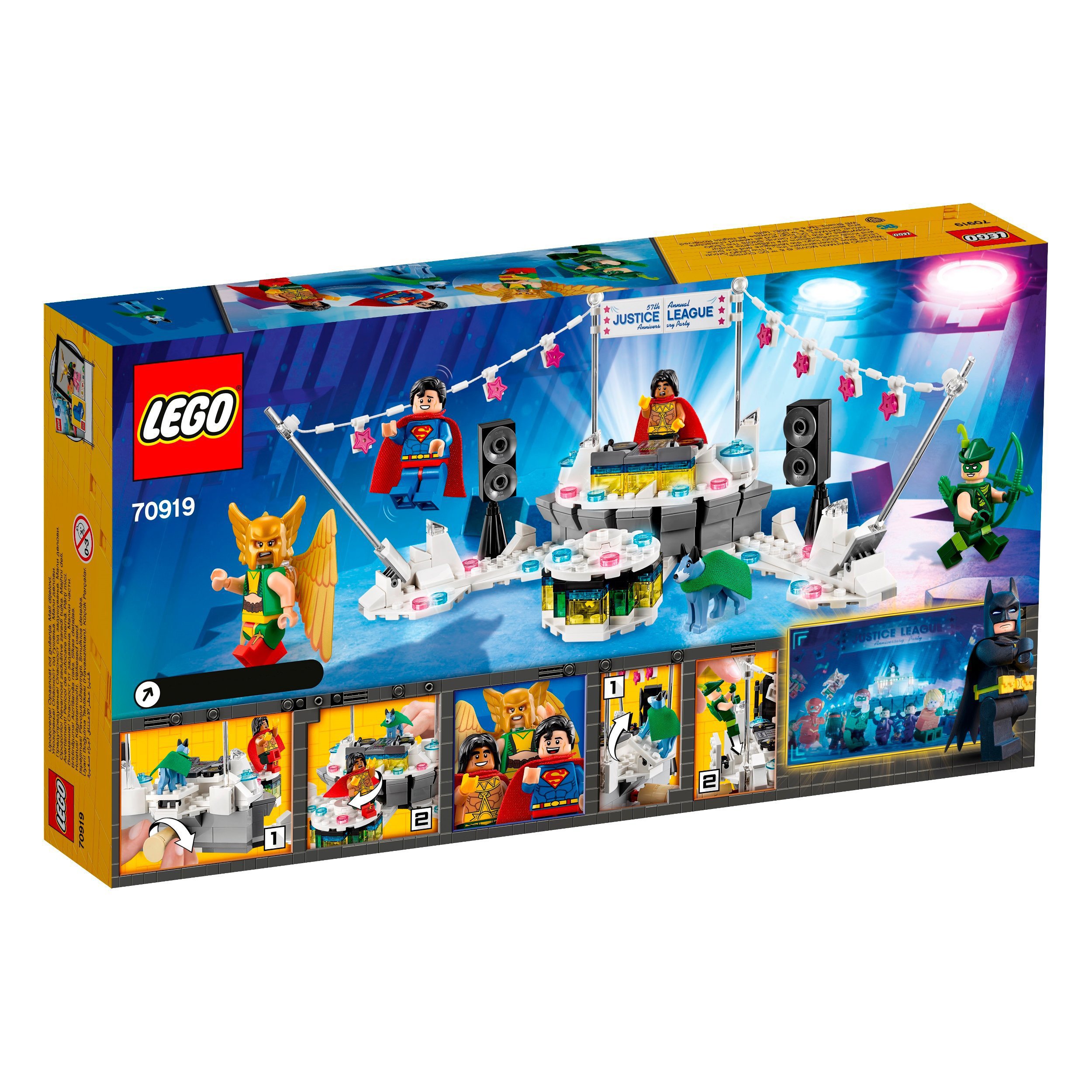 LEGO Batman Movie 70919 Impreza jubileuszowa Ligi Sprawiedliwości Marka LEGO