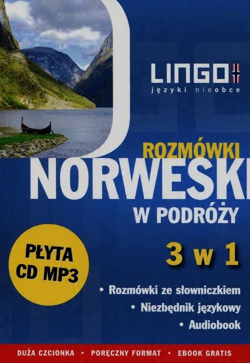 

Norweski w podróży Rozmówki 3w1 CD I.Krepsztul