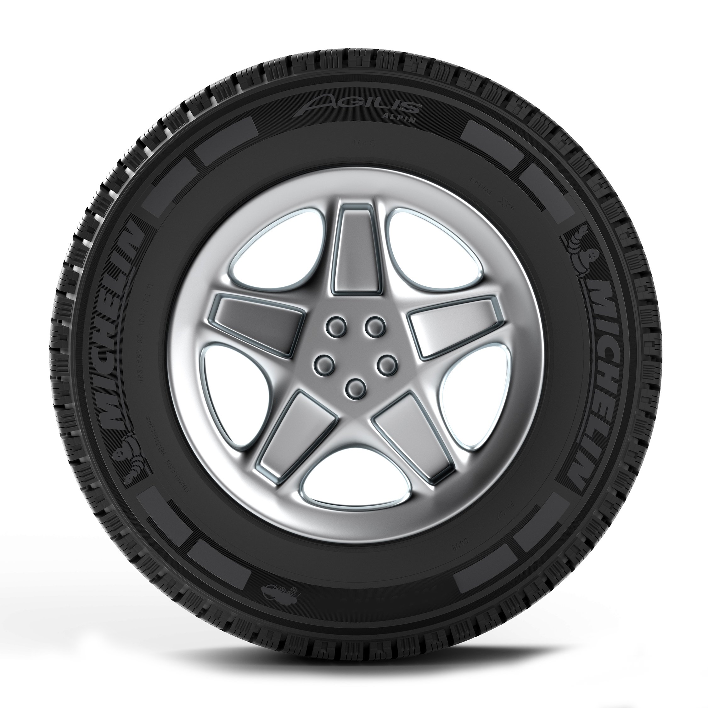 2x шины 195/75R16C MICHELIN Agilis ALPIN 107/105r