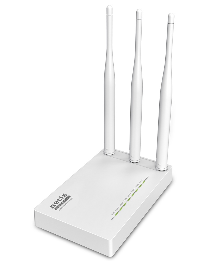 

Router Netis WF2409E N300 4X 100MB Lan 3X Antena