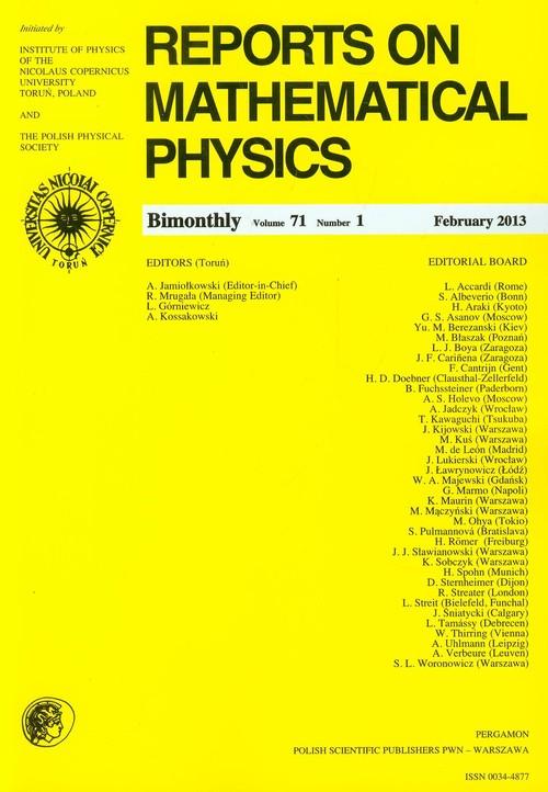 

Reports on Mathematical Physics 54/1 wer,eksp,