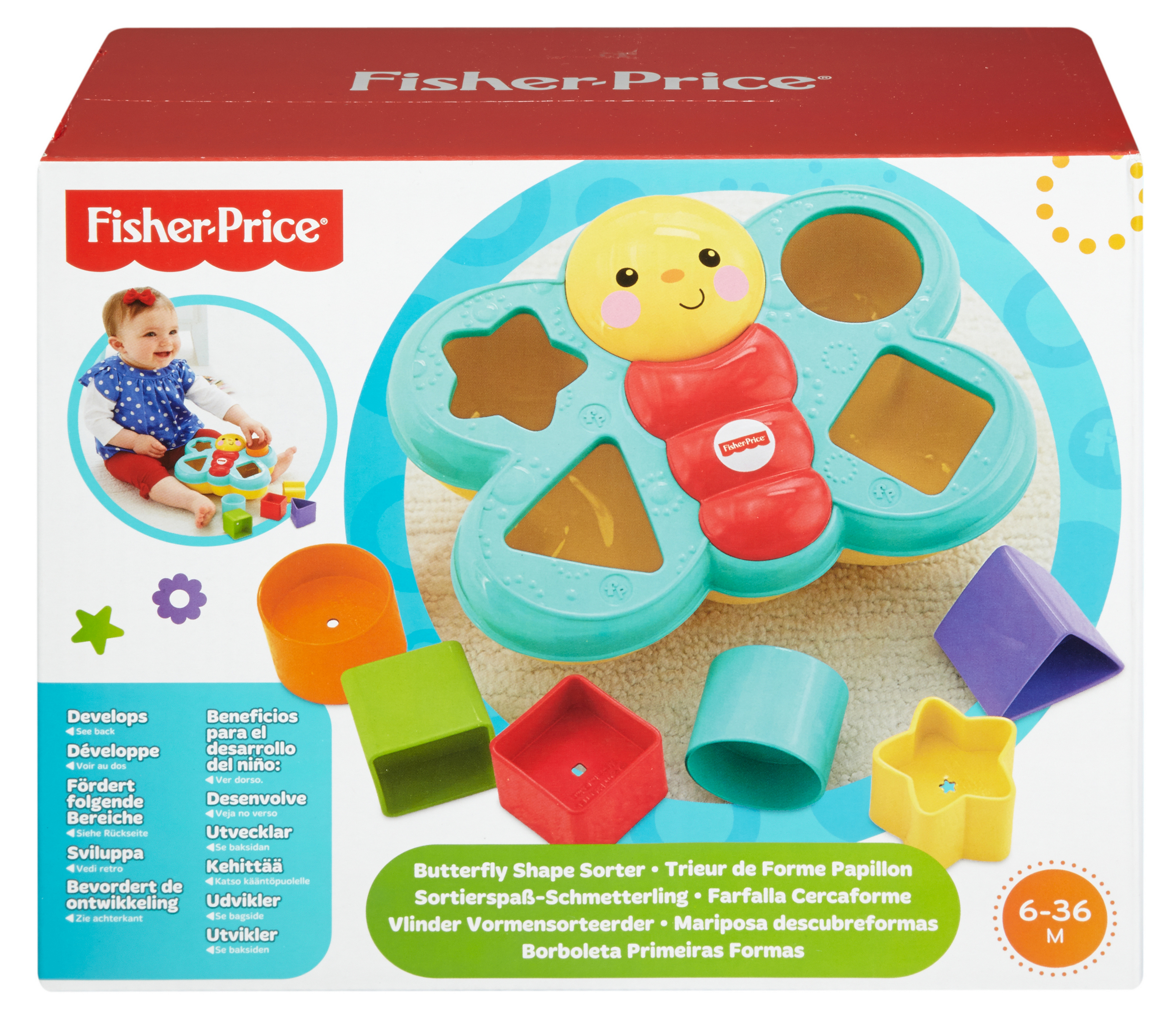 

Fisher Price Motylek Sorter kształtów CDC22