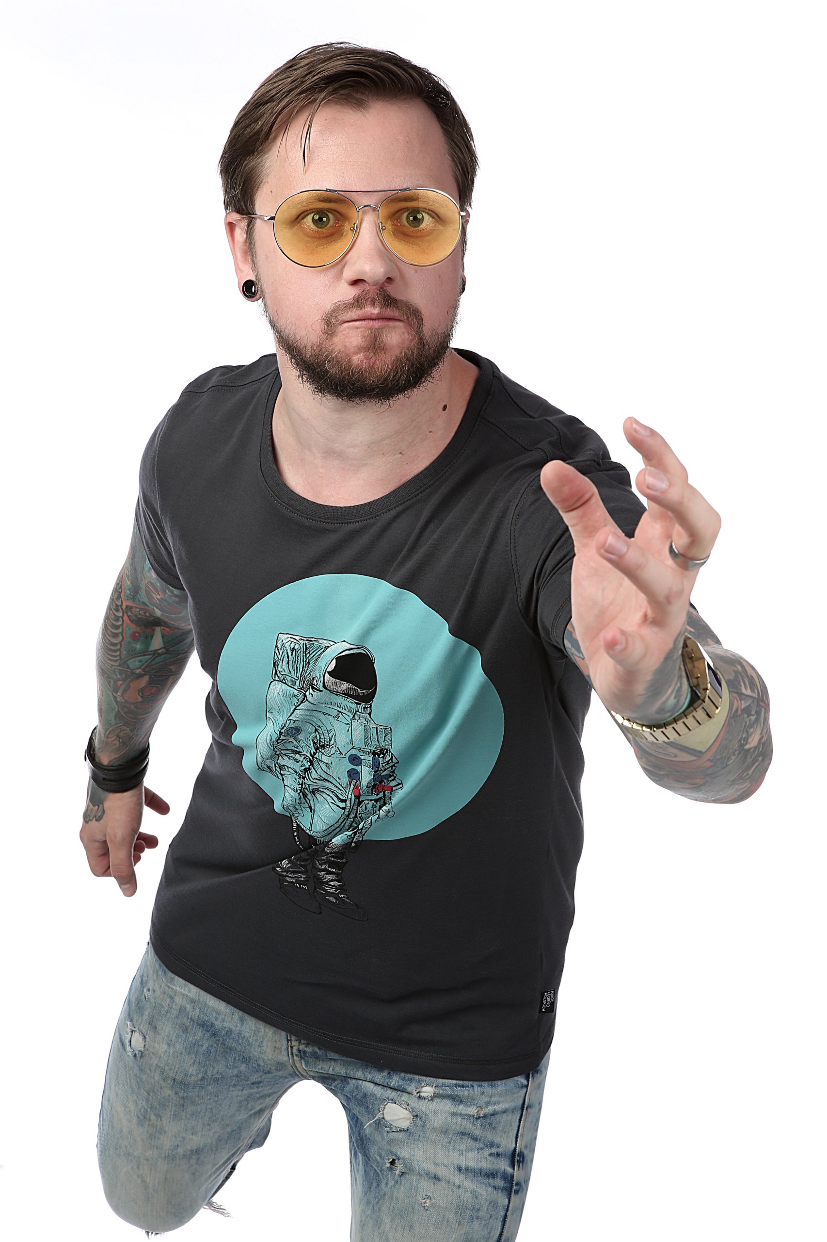 

T-shirt męski Astronauta Legendy Polskie XXL