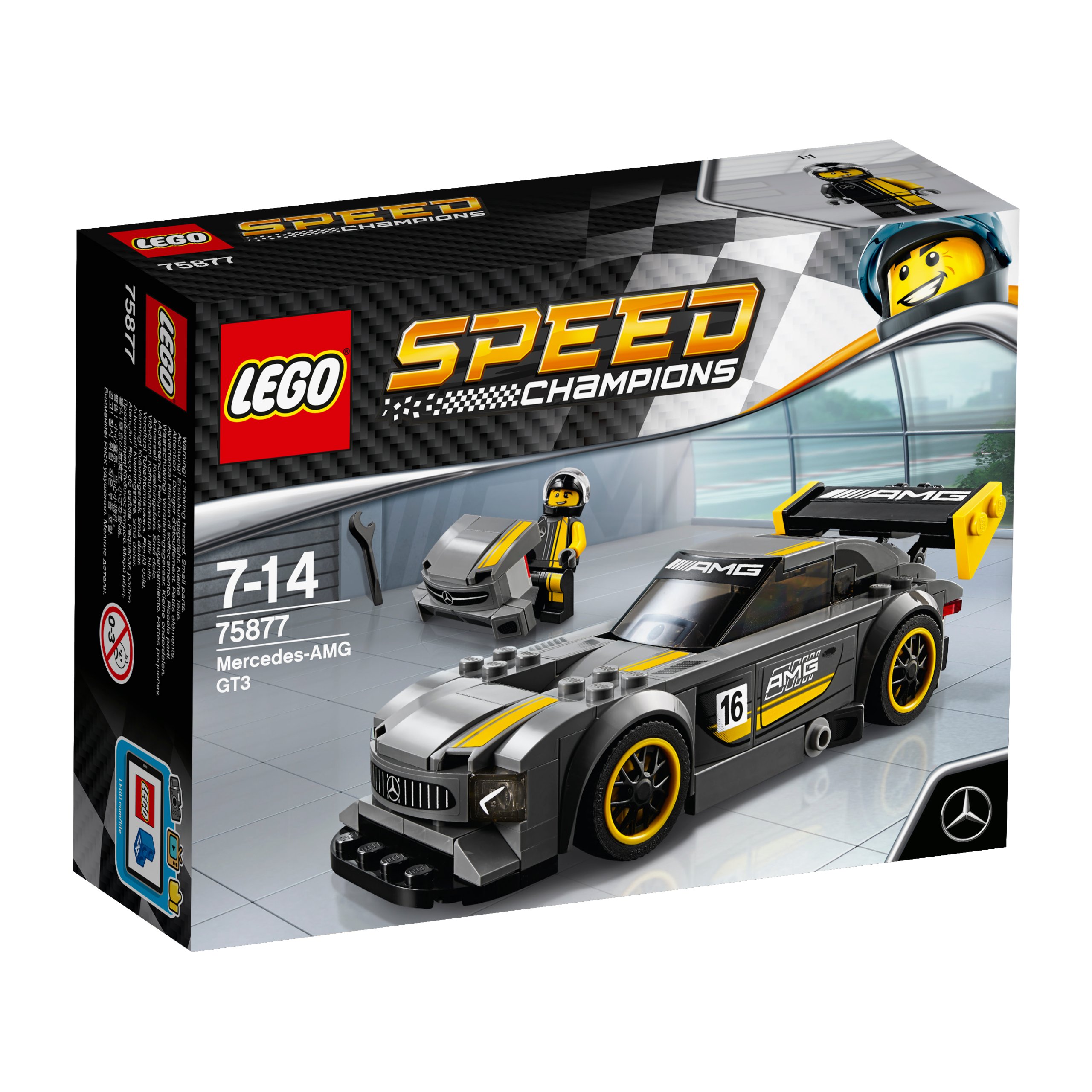 LEGO 75877 LEGO Speed Champions 75877 Mercedes-AMG GT3 + GRATIS Bohater Inny