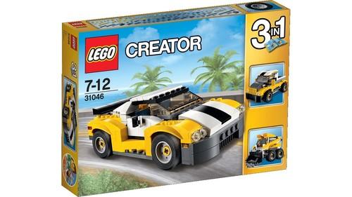 Lego 31046 Creator 3v1 Závodní auto Nové stavebnice jsou ideální jako dárek