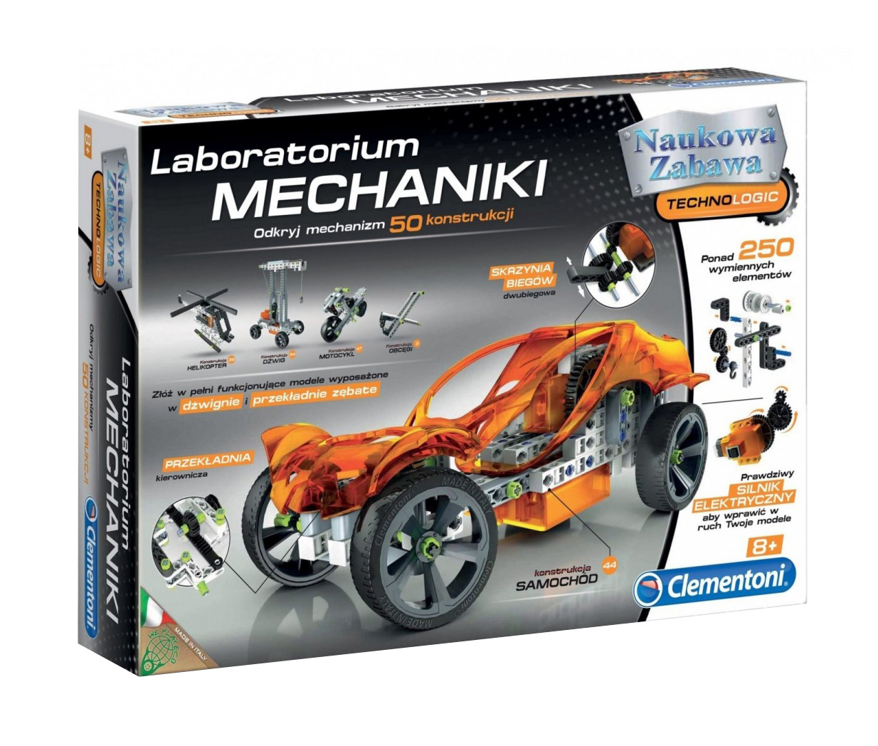 Clementoni Laboratorium Mechaniki 250 el. 60595