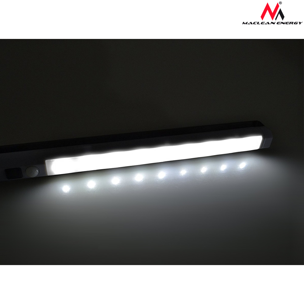 LAMPKA KUCHENNA PODSZAFKOWA 9 LED CZUJNIK RUCHU NA BATERIE MACLEAN MCE166 Marka Maclean Energy