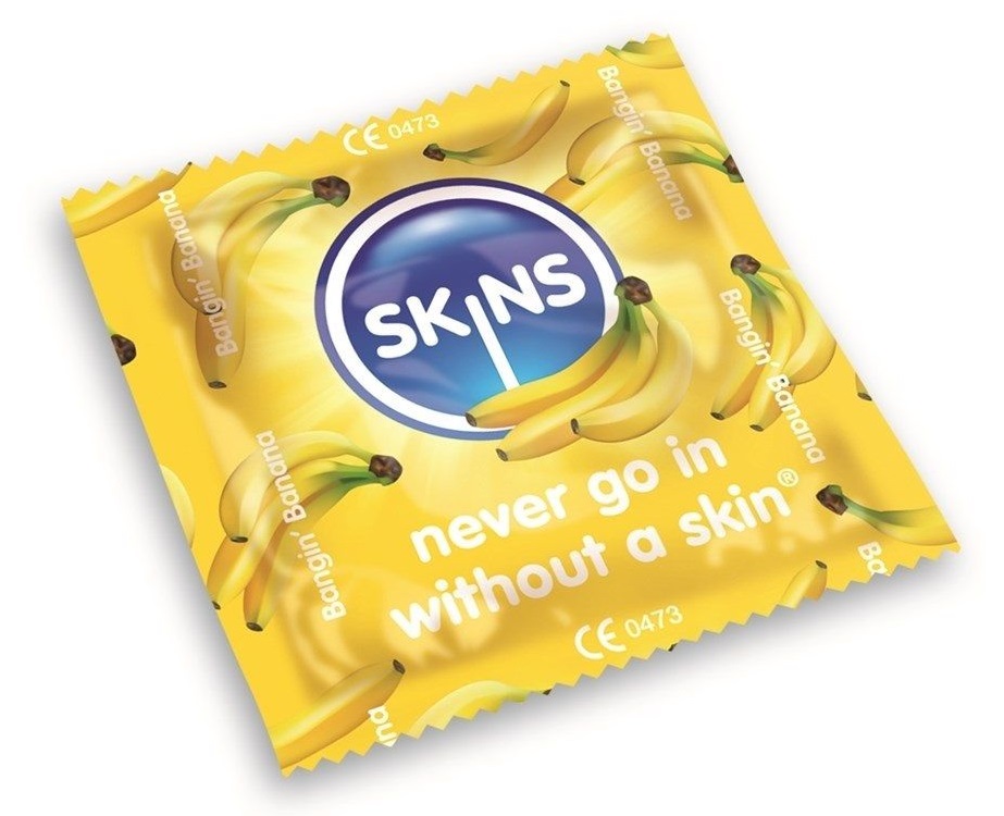 

Skins Banan Prezerwatywy o Smaku Słodkiego Banana