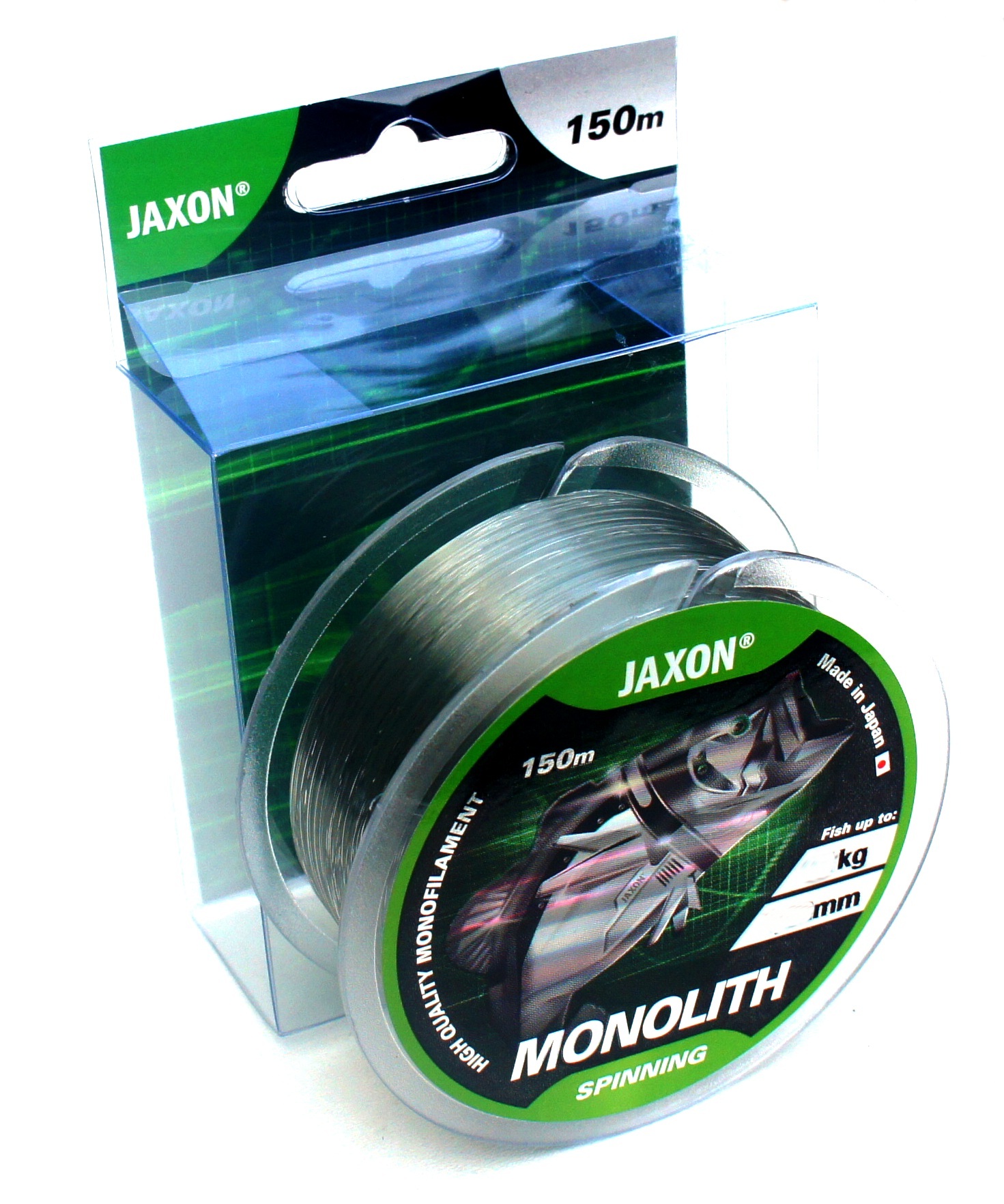 

Żyłka Jaxon Monolith Spinning 0,27 15KG 150M Japan