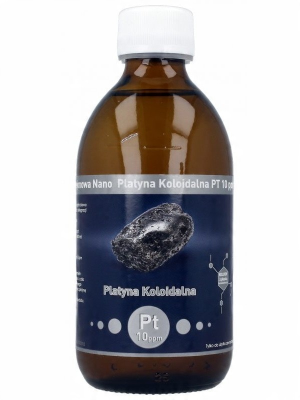 

Nano Platyna Koloidalna 10PPM Bezbarwna 300ML Vita