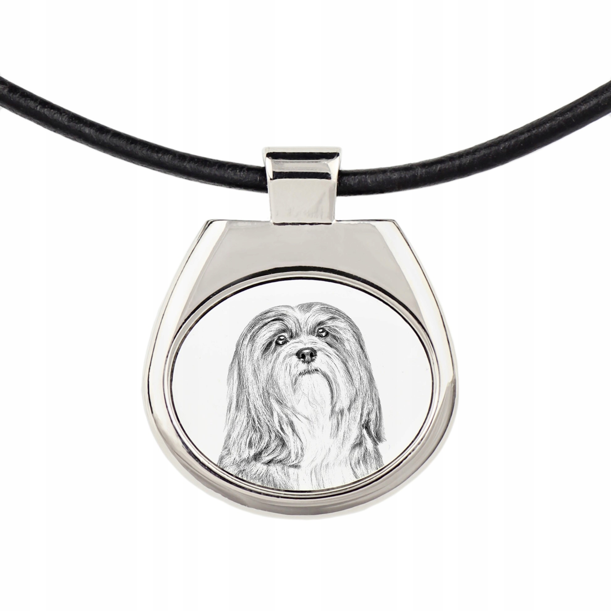 

Lhasa Apso Naszyjnik zawieszka na rzemieniu