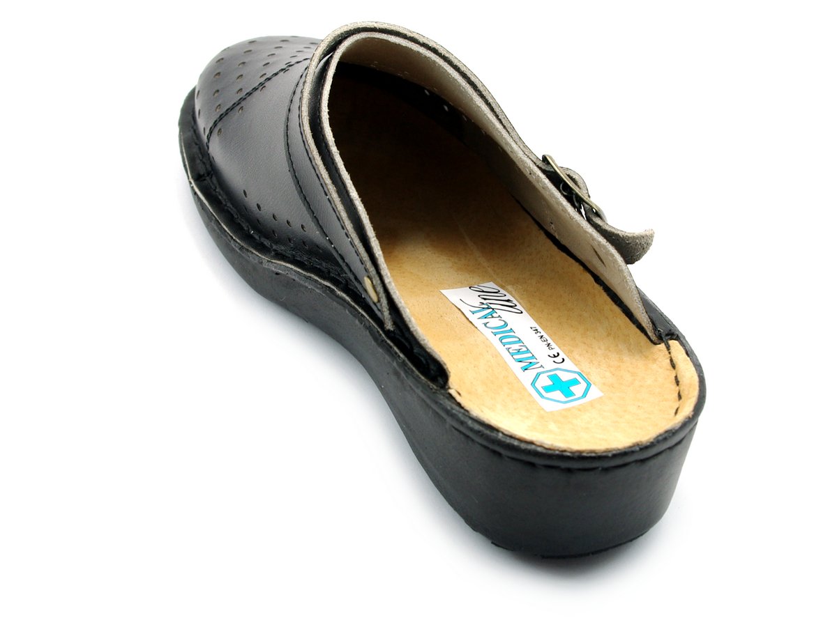 KLAPKI MEDYCZNE ORTOPEDYCZNE - SKÓRA GUMA roz. 37 Marka inna