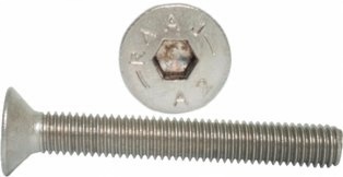 

M3x12 Śruby imbusowe Din 7991 Pg A2 10szt.