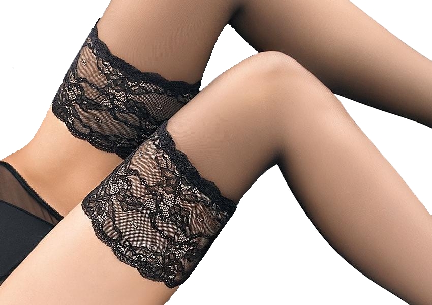 

Pończochy 20 Den Szeroka Koronka 14 cm Paris 3/4