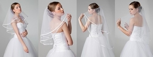 NEW WEDDING VEIL Veils PROMOTION!!! Total length 80 cm