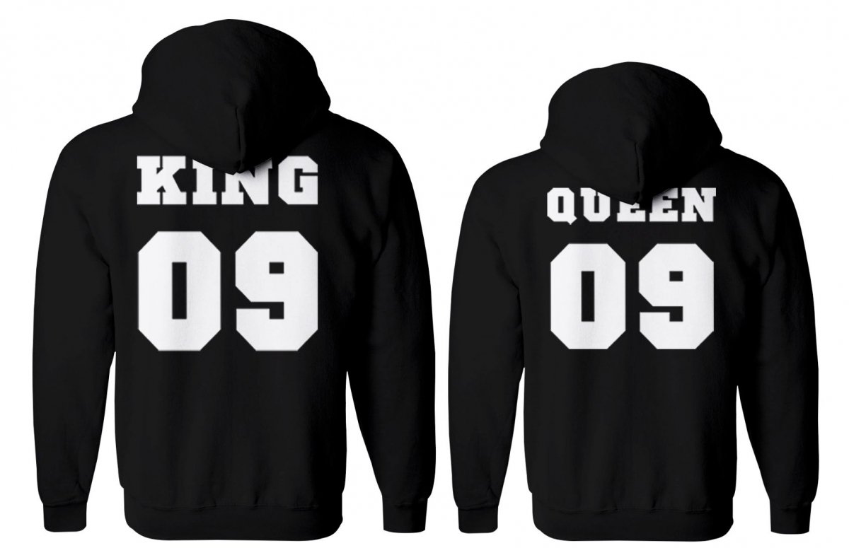 

bluzy dla par z kapturem QUEEN09 i KING09 roz.S