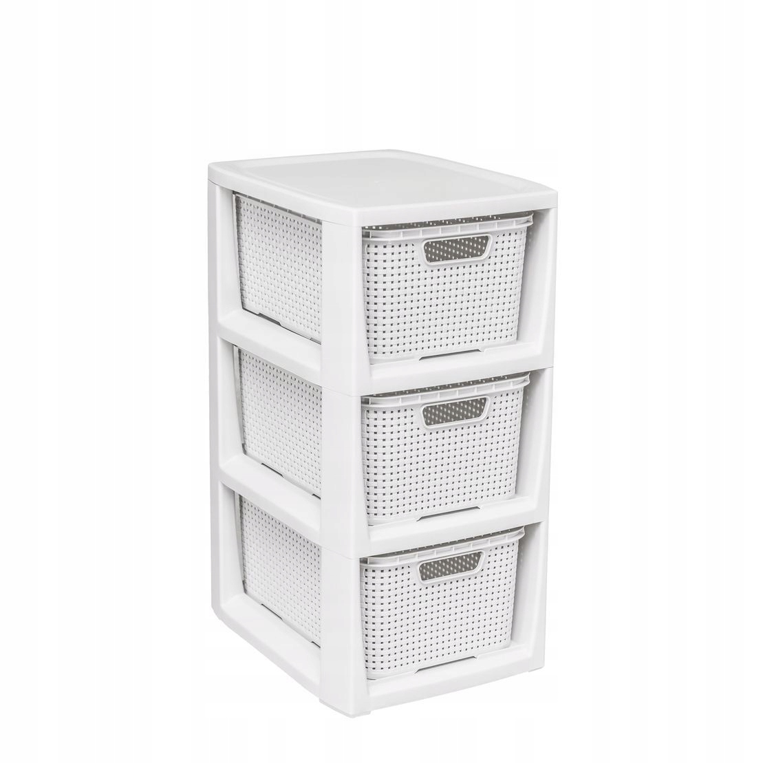 

Regał Komoda Stojak Z 3 Koszami Rattan Branq 1725B