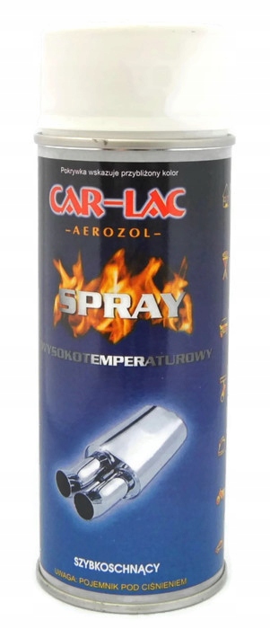 

Biały Żaroodporny 800 C Lakier Farba Spray 400ML