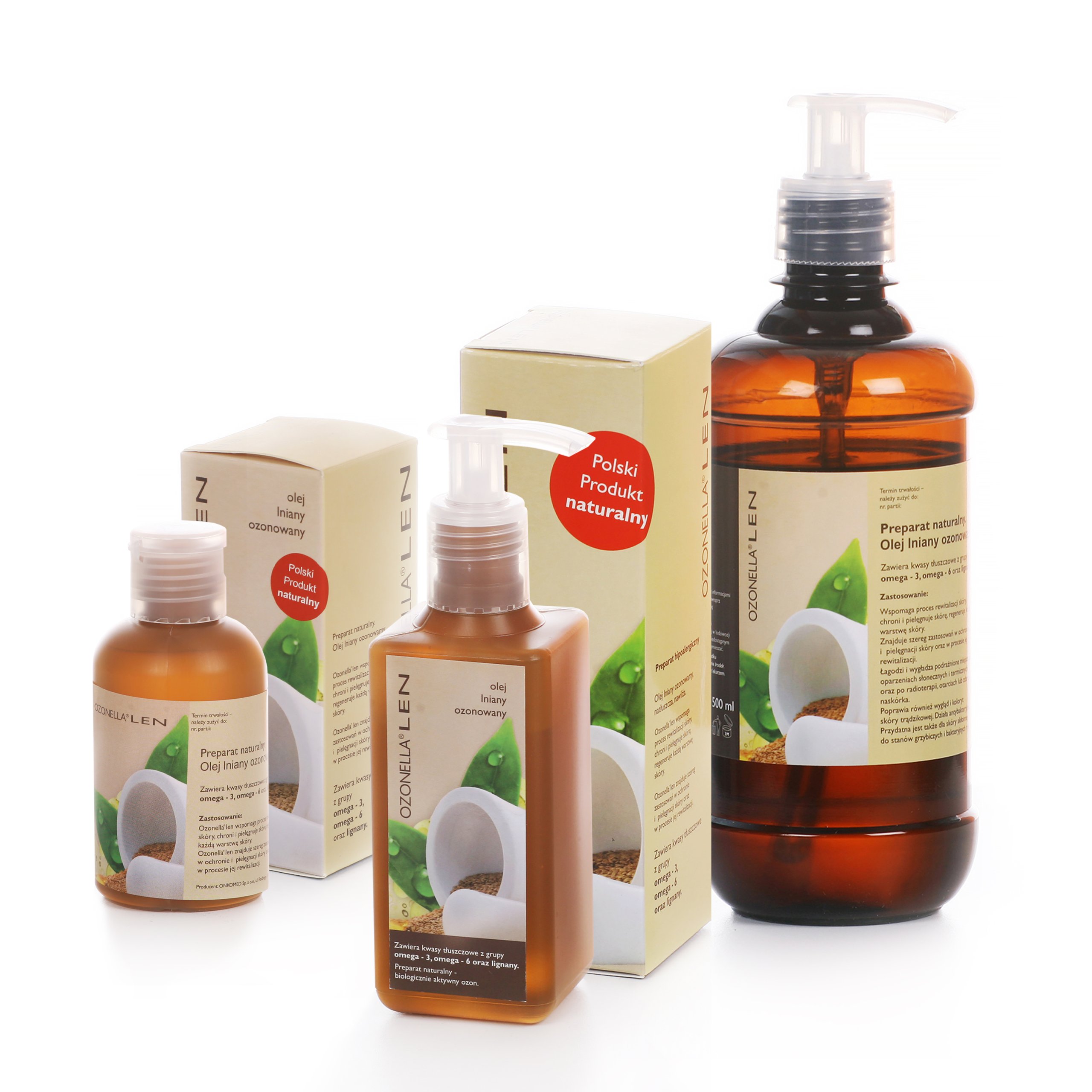 Ozonella Len Lněný Olej S Ozonem Ozonovaný Olej 500 ml