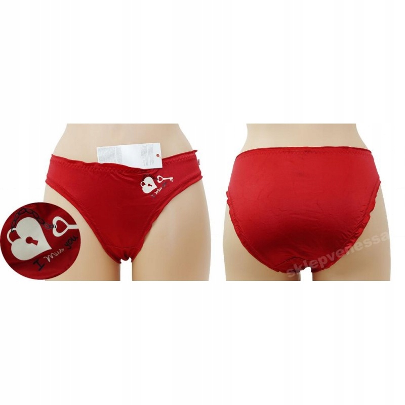 TRIUMPH FIGI MISS SEXY VALENTINE MINI CZERWIEŃ 42 Rozmiar 42