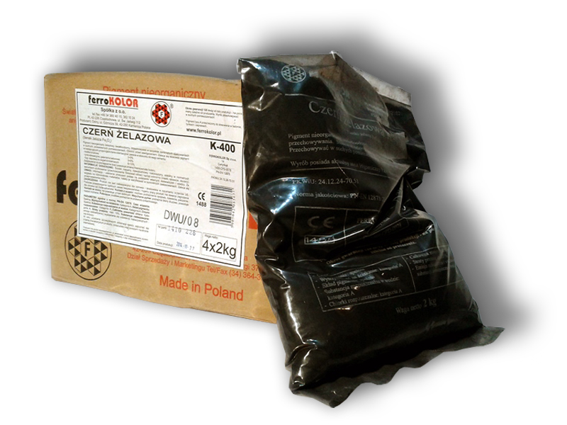 

Barwnik do betonu, Pigment, Farba sucha, Czerń 8KG