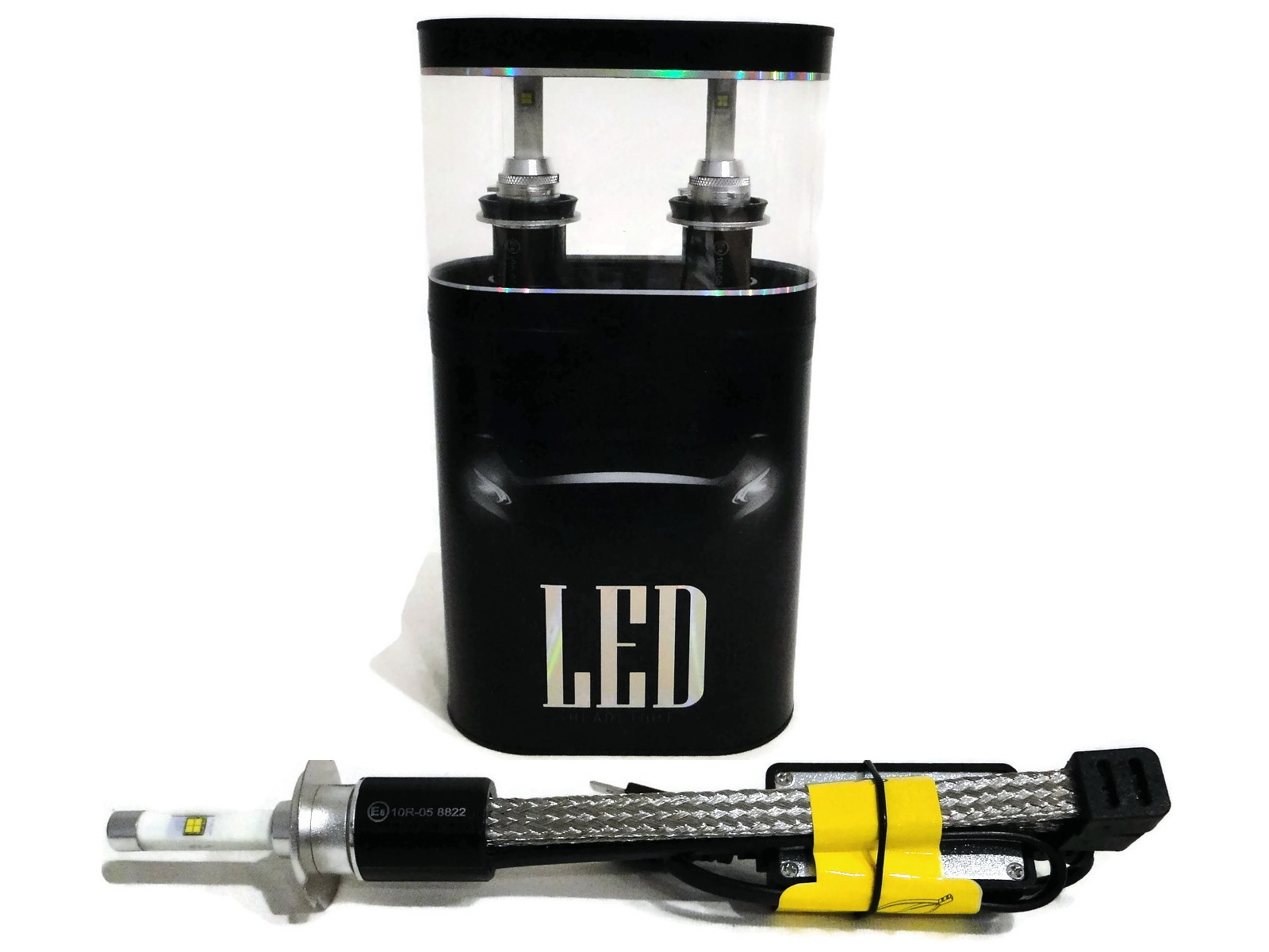 Led Žiarovky H7 R4 80W 9600LM Biela Silná