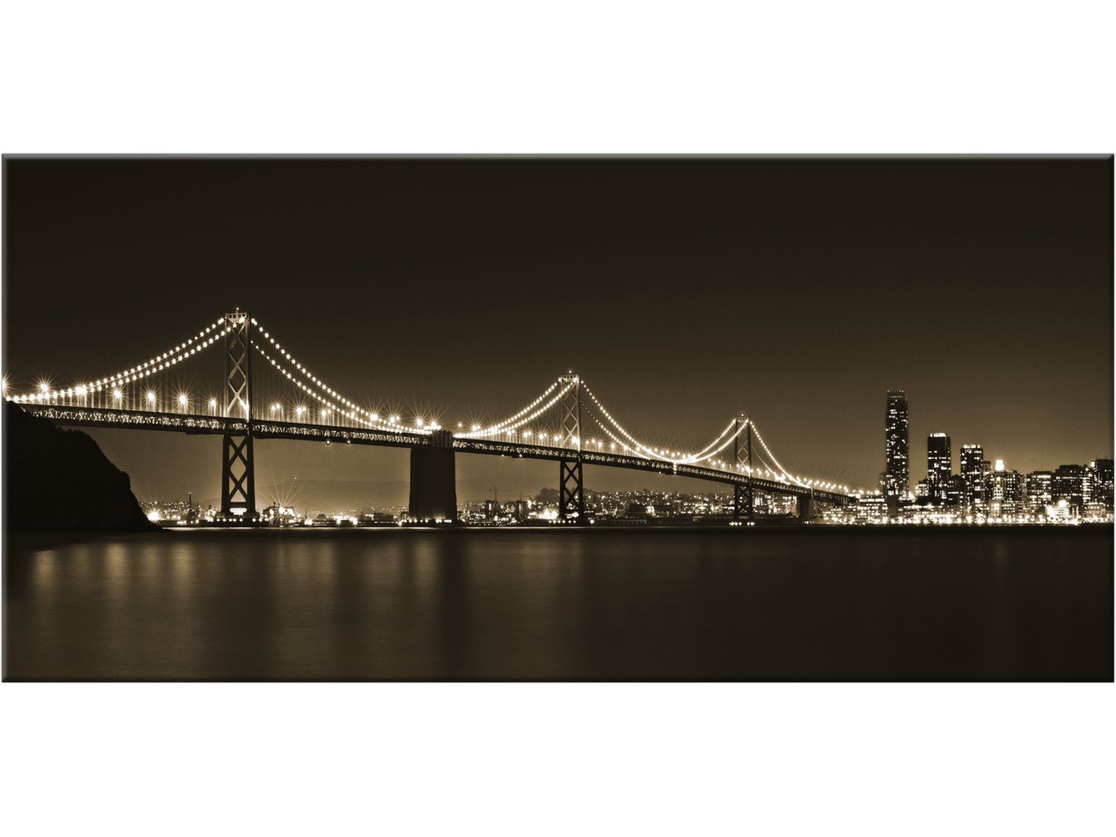 

Miasto nocą most 115x55 San Francisco Obraz Obrazy