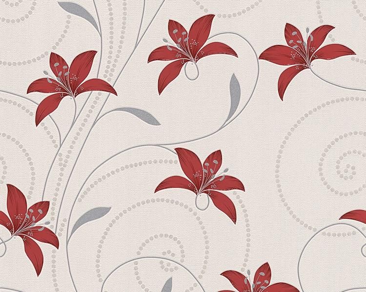 

Tapety Tapeta Atlanta 957001 Czerwone Lilie Kwiaty
