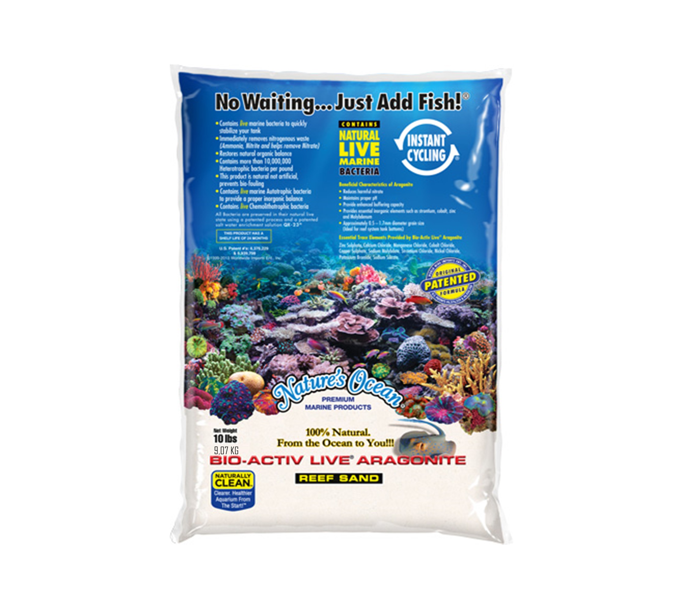 Żywy Piasek Natures Ocean Live Sand Argonite 9 kg