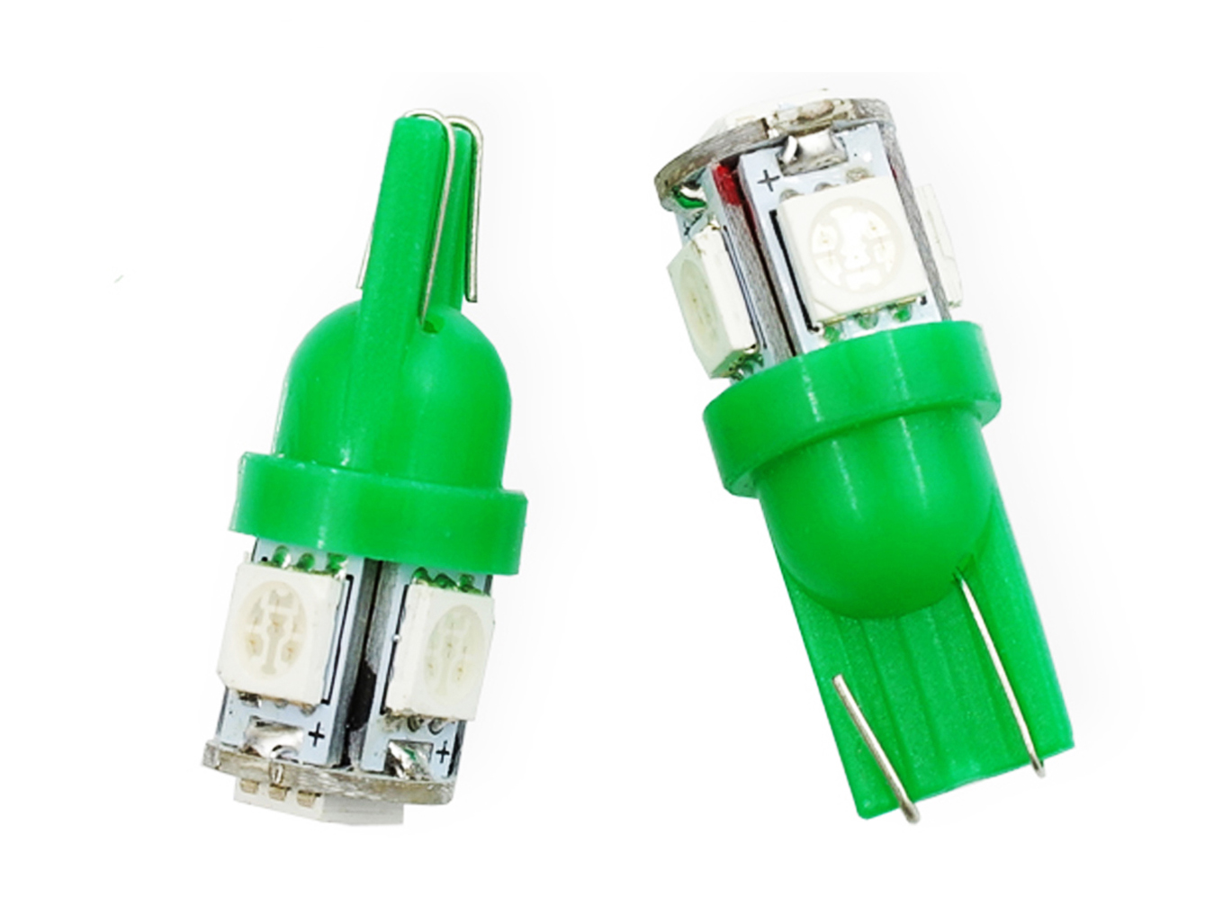 

Żarówka W5W 5x Led 5050 Smd T10 Dioda Zielona