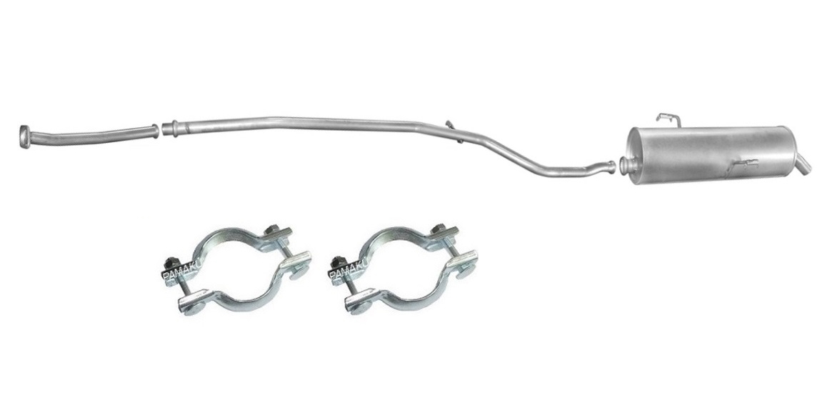 ПЕЖО 206 1.1 1.4 (00-06) ТРУБЫ ГЛУШИТЕЛЬ КОНЕЦ