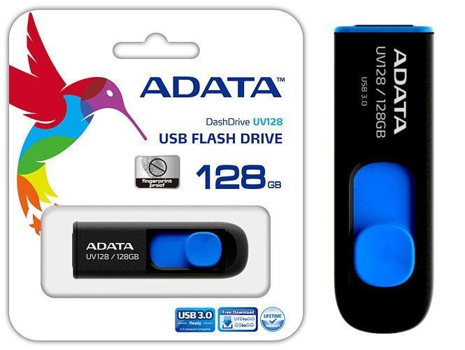 

Usb 3.0 Pendrive 128GB Pamięć Adata UV128 100MB/s!