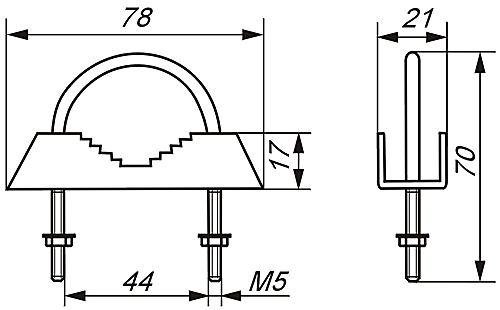 Uchwyt antenowy mini M5 ABCV Stan opakowania oryginalne