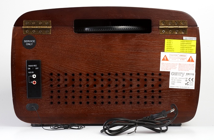 Gramofon RETRO CAMRY CR 1112 RADIO CD USB MP3 RIP Napęd brak informacji