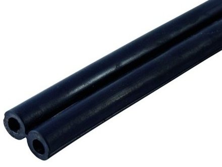 Przewód pulsatora podwójny czarny 1 metr