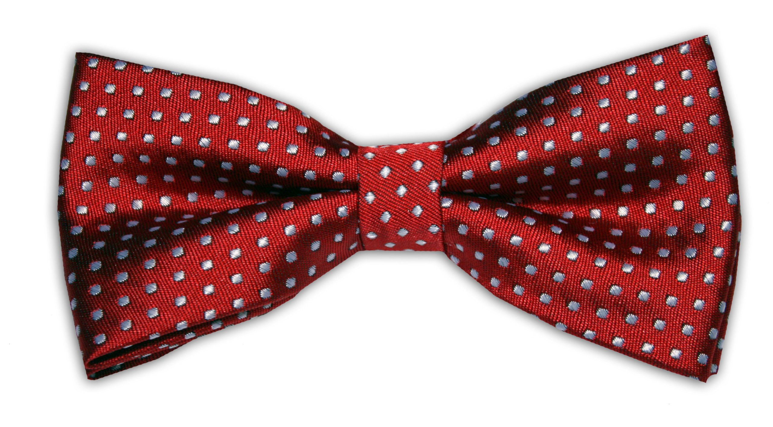 

033 Mucha muszka męska elegancka Czerwona Wzór