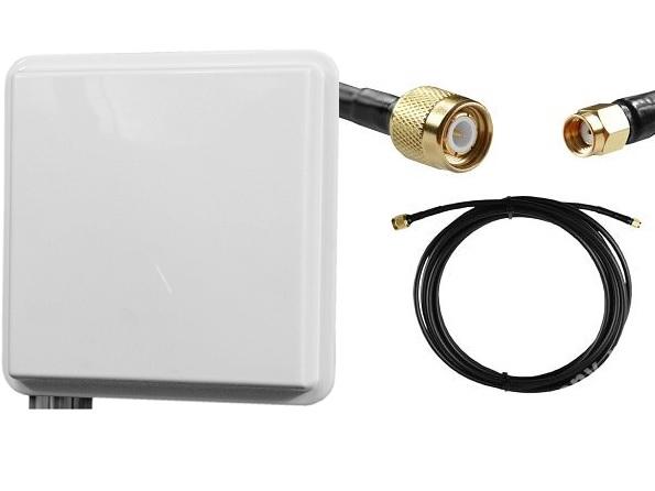 Silná klientská anténa Astraea 18dBi 10 m kabelu