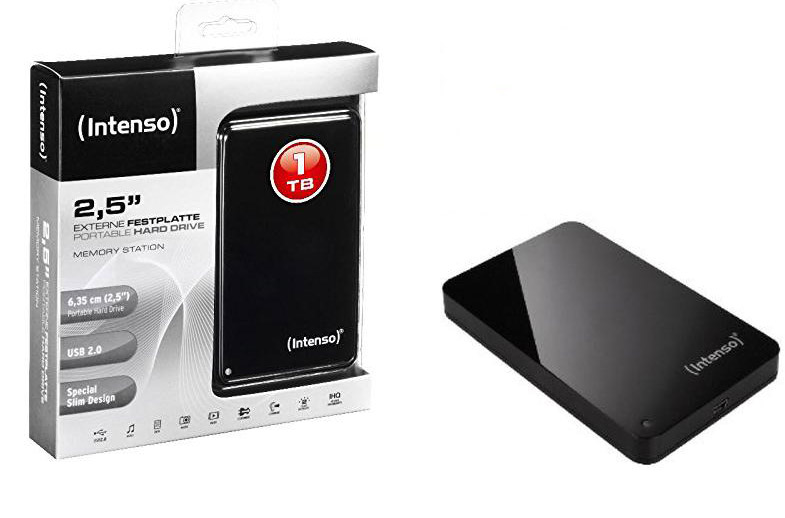 

Dysk przenośny zewnętrzny na Usb Intenso 1000 Gb