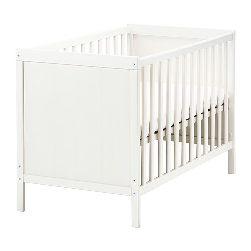 Ikea Sundvik, Łóżeczko Dziecięce, 125x67cm