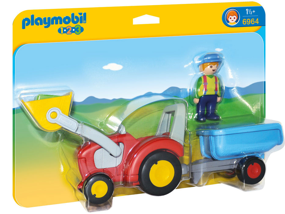 

Playmobil 1.2.3 Traktor z przyczepą 6964