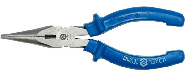Szczypce wydłużone wygięte 160mm Marka Vorel